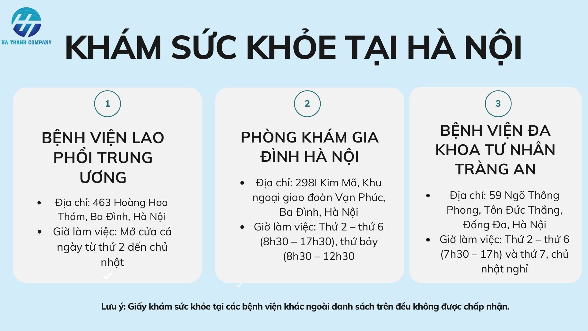 KHÁM SỨC KHỎE ĐI DU HỌC HÀN QUỐC