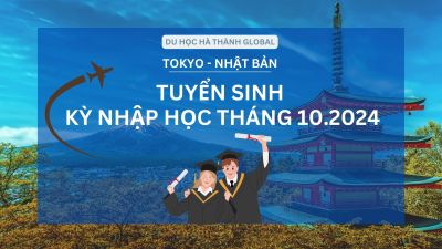 THÔNG BÁO TUYỂN SINH - Du học Nhật Bản tháng 10 năm 2024